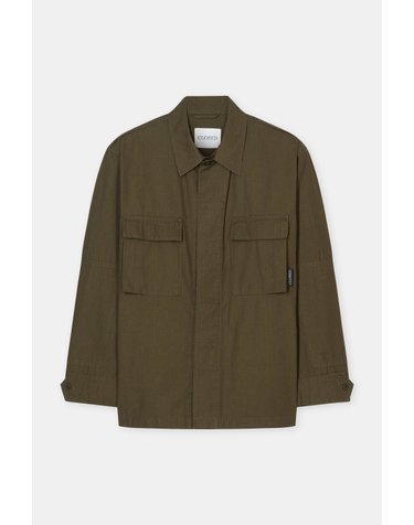 클로즈드 밀리터리 코튼 셔츠 자켓 C84600-52C-20-609 DARK OLIVE GREEN