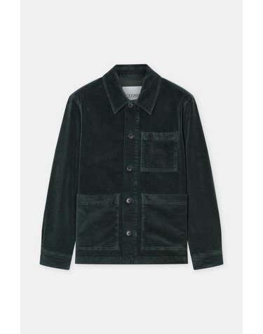 클로즈드 코듀로이 패치포켓 셔츠 자켓 C87800-38Y-AM-624 SHADOW GREEN