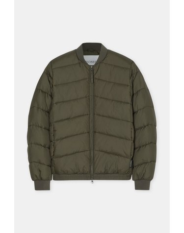 클로즈드 퀼팅 패딩 블루종 자켓 C87900-68C-22-609 DARK OLIVE GREEN