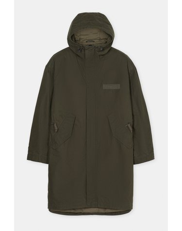 클로즈드 밀리터리 후드 롱 파카 자켓 C87255-62G-20-609 DARK OLIVE GREEN
