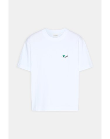 클로즈드 릴렉스핏 라운드넥 반팔 티셔츠 C85602-44H-PR-200 WHITE