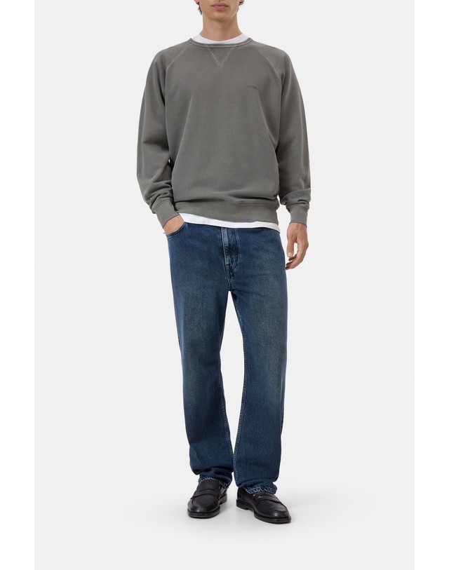 클로즈드 클로즈드 오가닉 코튼 워시드 래글런 맨투맨 C85777-47V-13-609 DARK OLIVE GREEN 그린 착용컷