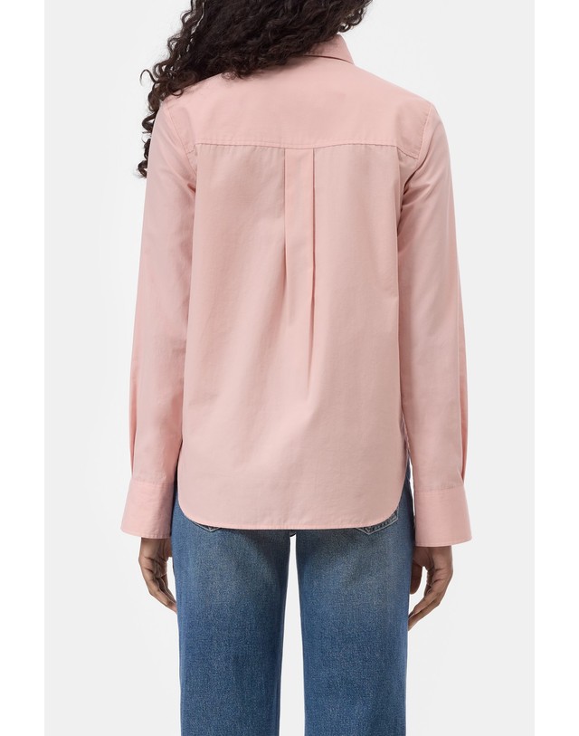 클로즈드 클로즈드 오가닉 코튼 포플린 긴팔 셔츠 C94124-25C-22-882 POWDER PINK 핑크 착용컷
