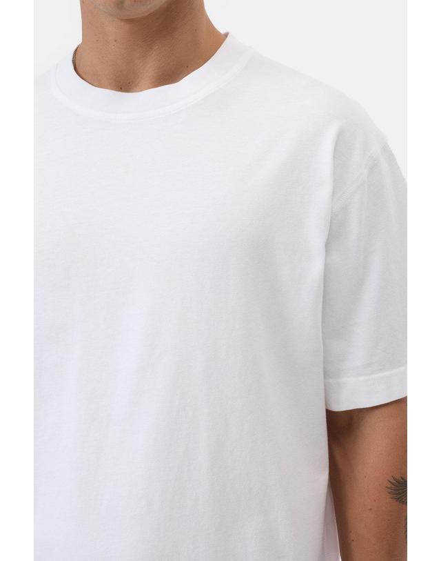 클로즈드 클로즈드 오버핏 오가닉 코튼 반팔 티셔츠 C85038-44H-20-200 WHITE 화이트 착용컷