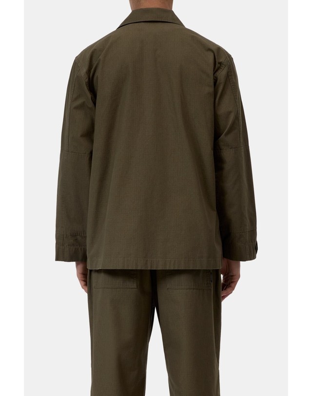클로즈드 클로즈드 밀리터리 코튼 셔츠 자켓 C84600-52C-20-609 DARK OLIVE GREEN 카키 착용컷
