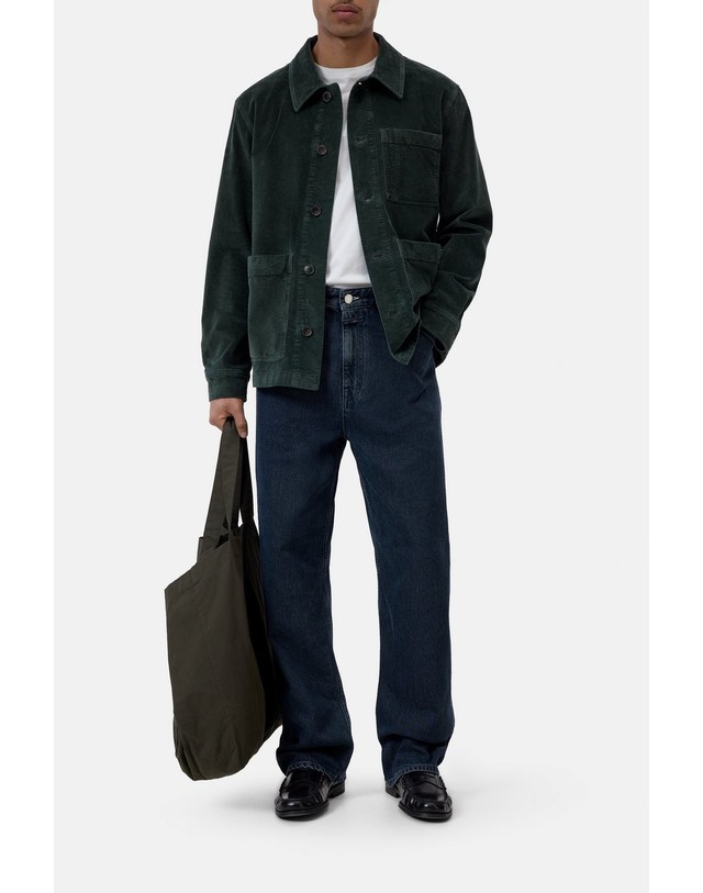 클로즈드 클로즈드 코듀로이 패치포켓 셔츠 자켓 C87800-38Y-AM-624 SHADOW GREEN 그린 착용컷