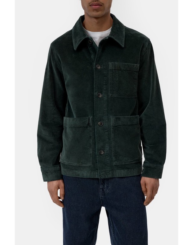 클로즈드 클로즈드 코듀로이 패치포켓 셔츠 자켓 C87800-38Y-AM-624 SHADOW GREEN 그린 착용컷