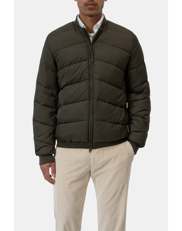 클로즈드 클로즈드 퀼팅 패딩 블루종 자켓 C87900-68C-22-609 DARK OLIVE GREEN 그린 착용컷