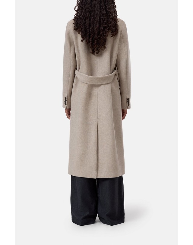 클로즈드 클로즈드 더블페이스 벨트 롱 울 코트 C97387-66A-22-273 WHEAT BEIGE 베이지 착용컷