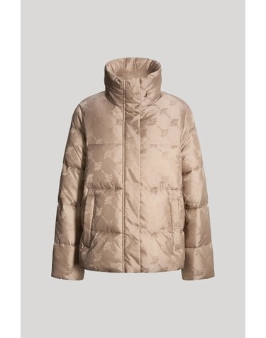 주프 모노그램 하이넥 숏 패딩 자켓 30106550-10102392-280 BEIGE GEMUSTERT