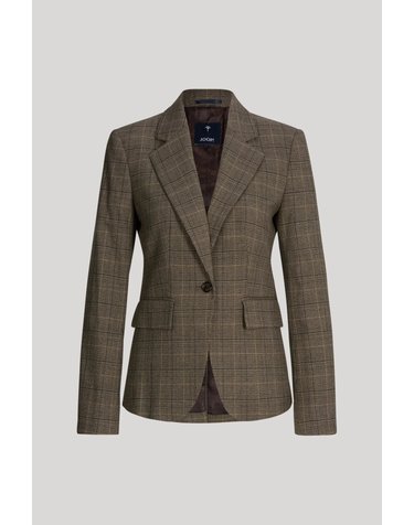 주프 체크 싱글 블레이저 자켓 30106726-10102266-245 BEIGE-SCHWARZ KARIERT