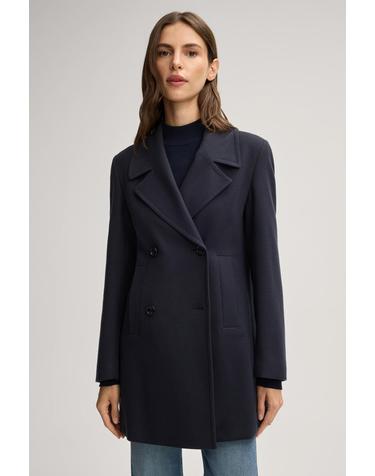 주프 레귤러핏 더블버튼 숏 코트 30048274-10020331-405 NAVY