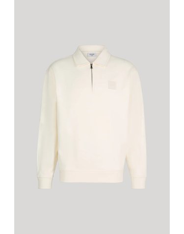 주프 루즈핏 하프집업 폴로 맨투맨 30103327-10100752-107 OFFWHITE