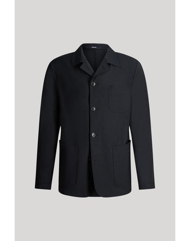 주프 슬림핏 울 혼방 오버셔츠 자켓 30104379-10101517-401 NAVY