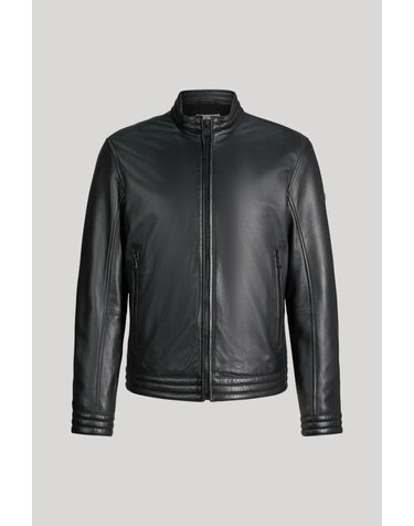 주프 나파 레더 레귤러핏 바이커 자켓 80101295-2620019-001 SCHWARZ