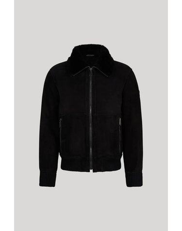 주프 레귤러핏 스웨이드 블루종 자켓 80101311-1500170-001 SCHWARZ