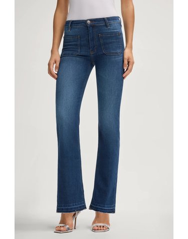 주프 하이웨스트 부츠컷 청바지 30048907-10019648-416 MID BLUE DENIM