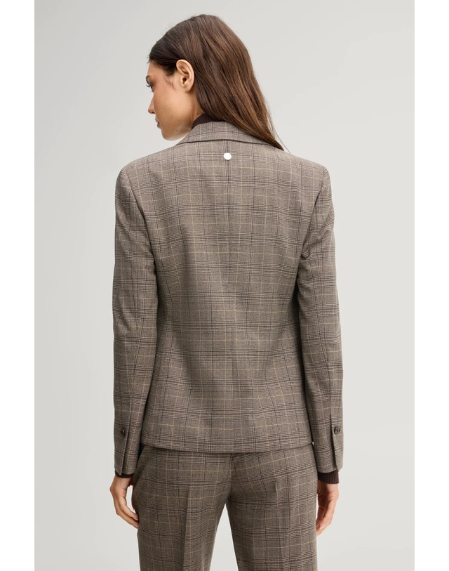 조프 주프 주프 체크 싱글 블레이저 자켓 30106726-10102266-245 BEIGE-SCHWARZ KARIERT 브라운 착용컷