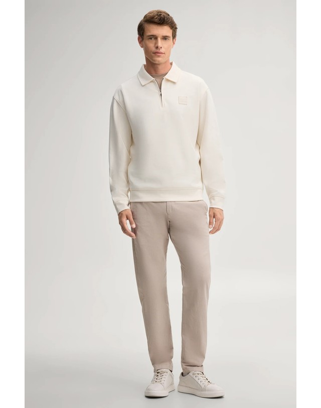 조프 주프 주프 루즈핏 하프집업 폴로 맨투맨 30103327-10100752-107 OFFWHITE 아이보리 착용컷