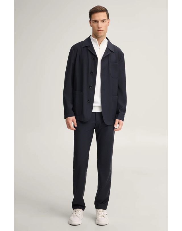 조프 주프 주프 슬림핏 울 혼방 오버셔츠 자켓 30104379-10101517-401 NAVY 네이비 착용컷