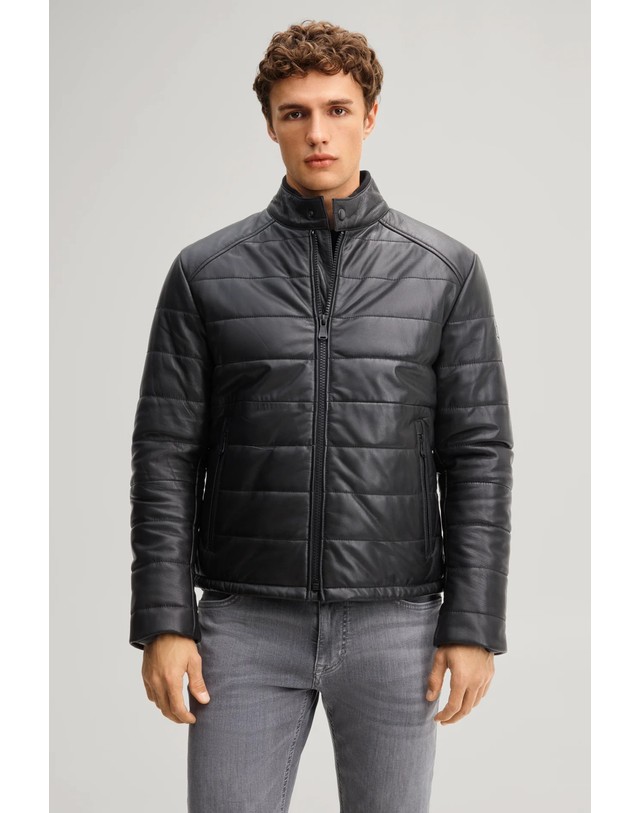 조프 주프 주프 레귤러핏 퀼팅 나파 레더 자켓 80101297-2620019-001 SCHWARZ 블랙 착용컷
