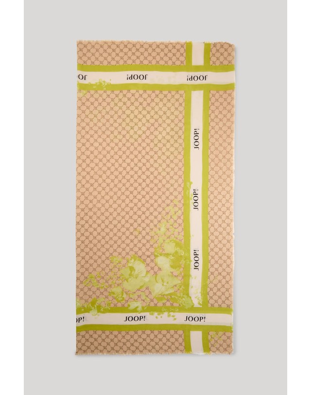 조프 주프 주프 콘플라워 프린트 스카프 30103553-10018933-331 BEIGE/LEMON 멀티컬러 착용컷