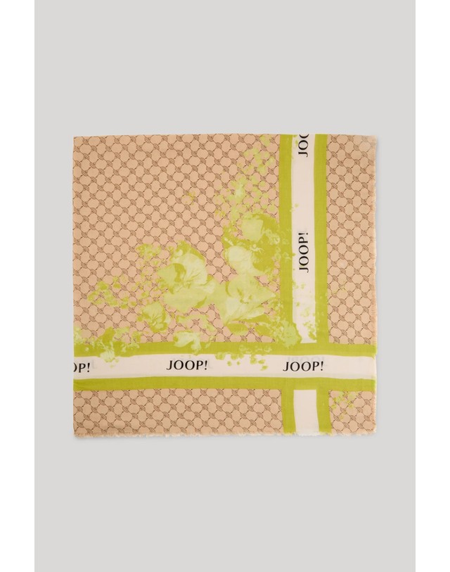 조프 주프 주프 콘플라워 프린트 스카프 30103553-10018933-331 BEIGE/LEMON 멀티컬러 착용컷