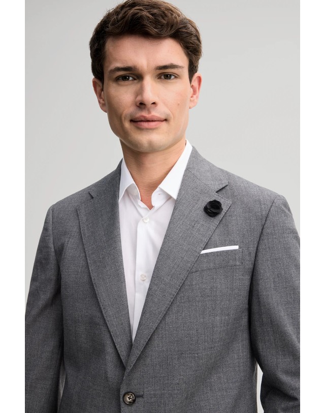 조프 주프 주프 슬림핏 울 혼방 수트 셋업 30105664-10102096-030 ANTHRAZIT 그레이 착용컷