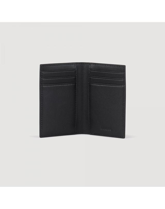 산드로 산드로 사피아노 플랩 반지갑 SHAPM00258_20 SCHWARZ 블랙 착용컷