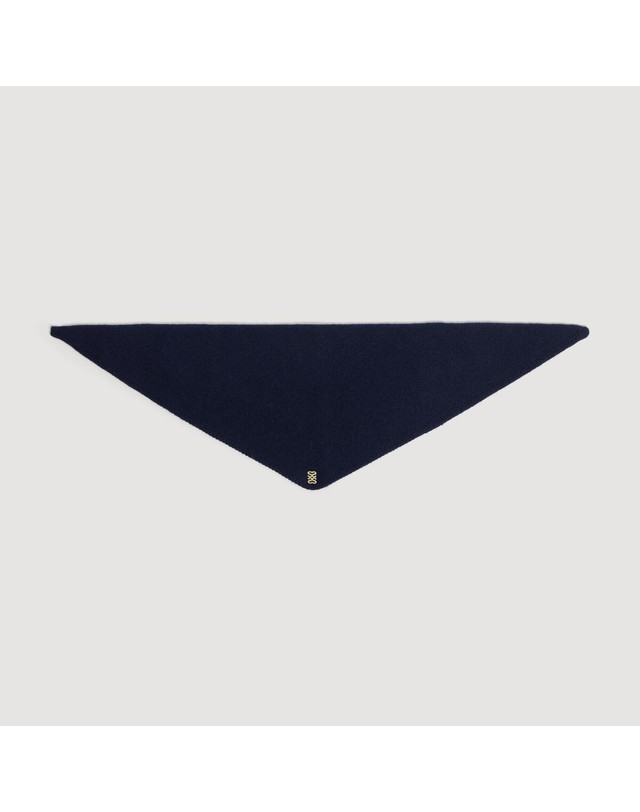산드로 산드로 울 캐시미어 니트 반다나 SFABO01034_451 NAVY 네이비 착용컷