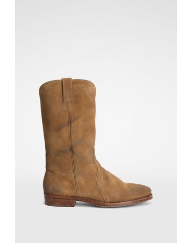 질샌더 빈티지 스웨이드 미들 부츠 J32WW0037P7892243 WALNUT