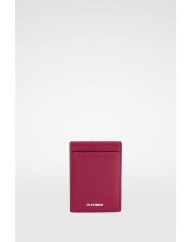 질샌더 가죽 마그네틱 카드지갑 J10VL0036P6986515 FUCHSIA