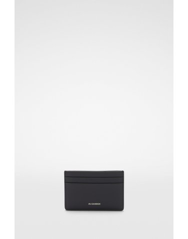 질샌더 레더 로고 엠보싱 카드지갑 J25VL0009P5713001 SCHWARZ