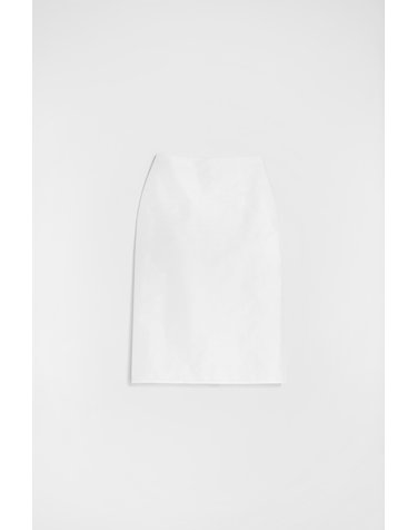 질샌더 스트레이트 미디 스커트 J03MA0302J70221100 WEISS