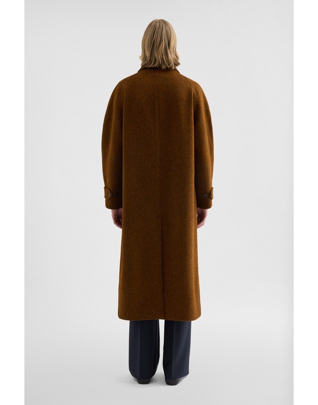 질샌더 질샌더 오버핏 울 펠트 싱글 롱 코트 J21SW0160J40401271 BEIGE 브라운 착용컷