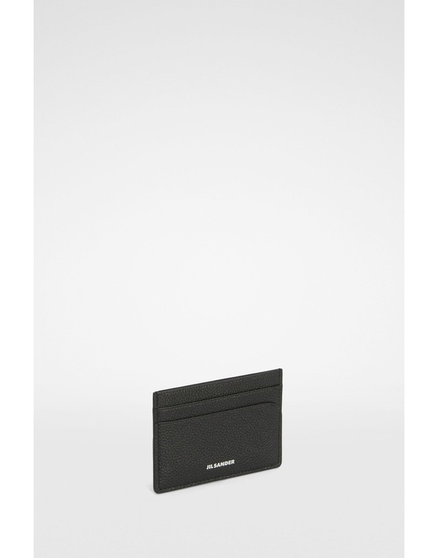 질샌더 질샌더 그레인 레더 카드지갑 J68VL0003P9301001 SCHWARZ 블랙 착용컷