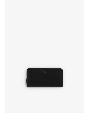 스캘퍼스 메탈 장식 집업 장지갑 72300-scny-prem-plain-wallet-aw2627-black BLACK