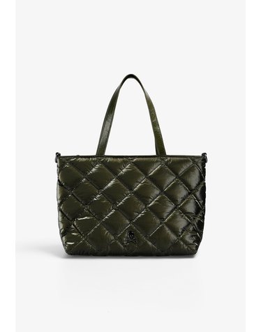 스캘퍼스 퀼팅 나일론 토트 크로스백 72078-scny-quilted-day-bag-aw2627-khaki KHAKI