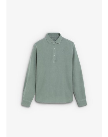 스캘퍼스 레귤러핏 린넨 혼방 긴팔 폴로셔츠 65534-scnew-polera-se-colors-shirt-ss26-khaki KHAKI