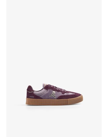 스캘퍼스 벨벳 스컬 로고 플랫폼 스니커즈 70903-scgale-velvet-sneakers-aw2627-purple PURPLE