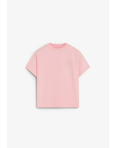 스캘퍼스 하트 스터드 라운드넥 반팔 티셔츠 72862-scstuds-heart-tee-aw2627-pink PINK