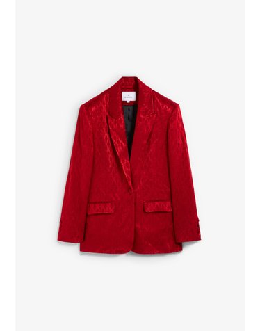 스캘퍼스 자카드 플랩 포켓 블레이저 66157-scjac-color-blazer-ss26-red RED