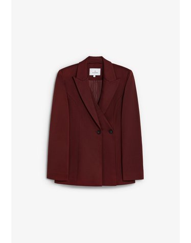 스캘퍼스 더블 버튼 레귤러핏 블레이저 72183-scdouble-lapel-blazer-aw2627-brown BROWN