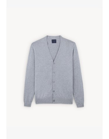 스캘퍼스 코튼 캐시미어 버튼 가디건 33170-basic-cardigan-nos-grey GREY