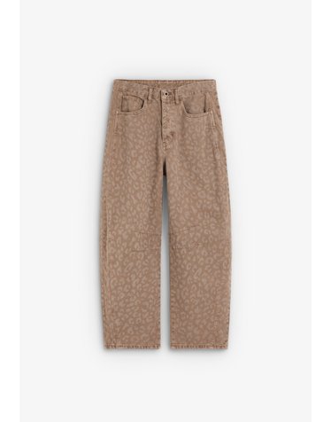 스캘퍼스 애니멀 프린트 벌룬핏 데님 팬츠 72261-scleo-balloon-denim-pant-aw2627-natural NATURAL