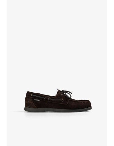 스캘퍼스 레더 레이스업 보트슈즈 61562 DARK BROWN