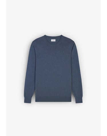 스캘퍼스 수피마 코튼 크루넥 니트 스웨터 65478-scskull-round-neck-ss26-blue BLUE