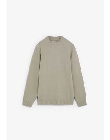 스캘퍼스 라운드넥 러스틱 니트 스웨터 69814-scpeach-tricot-aw2627-beige BEIGE