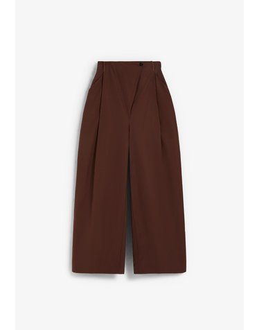 스캘퍼스 하이웨이스트 와이드 핀턱 팬츠 66705-sctafeta-pant-aw2627-darkburgundy DARK BURGUNDY