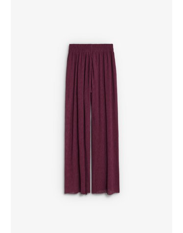 스캘퍼스 사이드 슬릿 와이드 니트 팬츠 72320-scpleated-holes-jersey-pant-aw2627-burgundy BURGUNDY